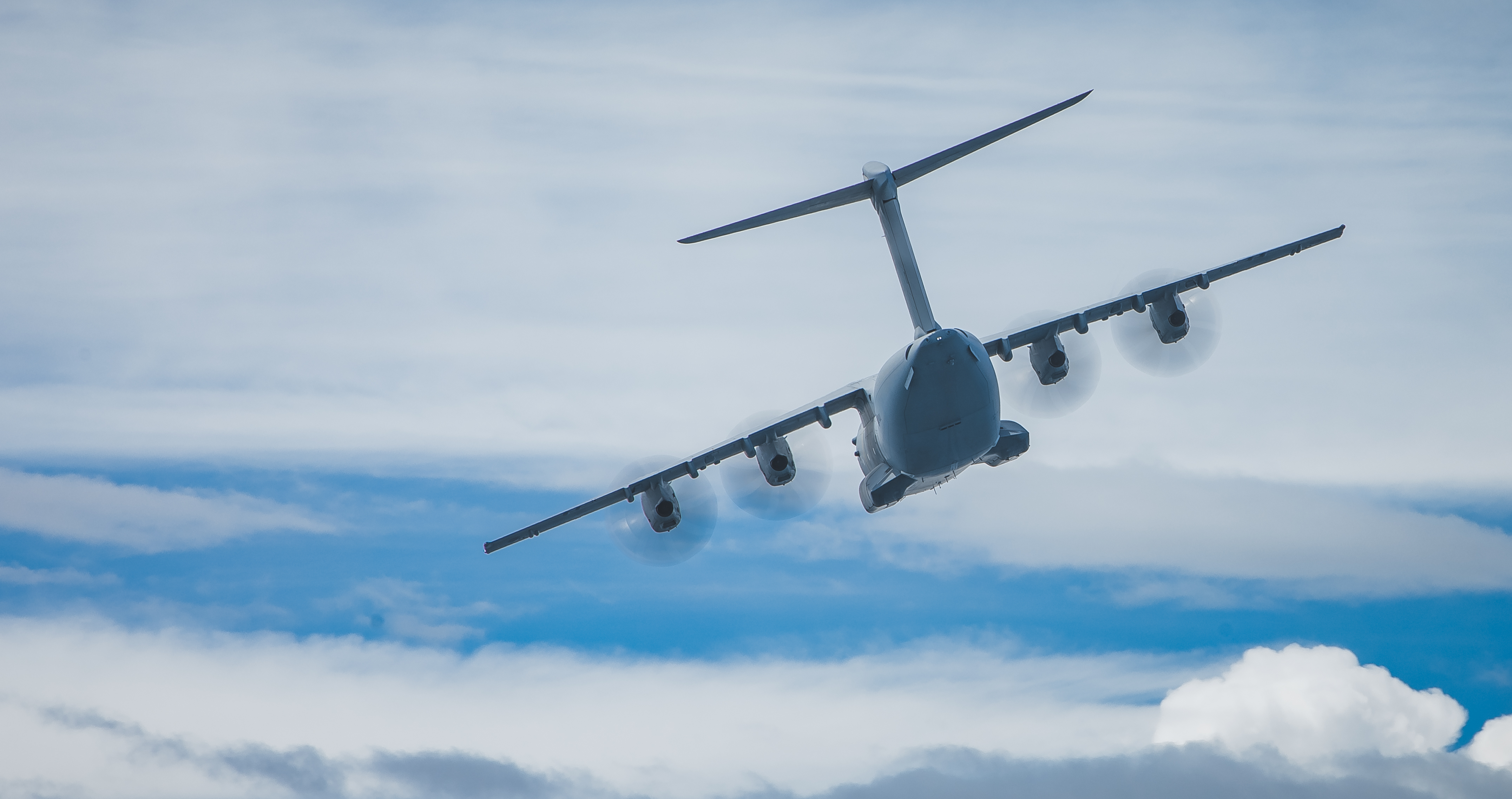 Aircraft in flight.
